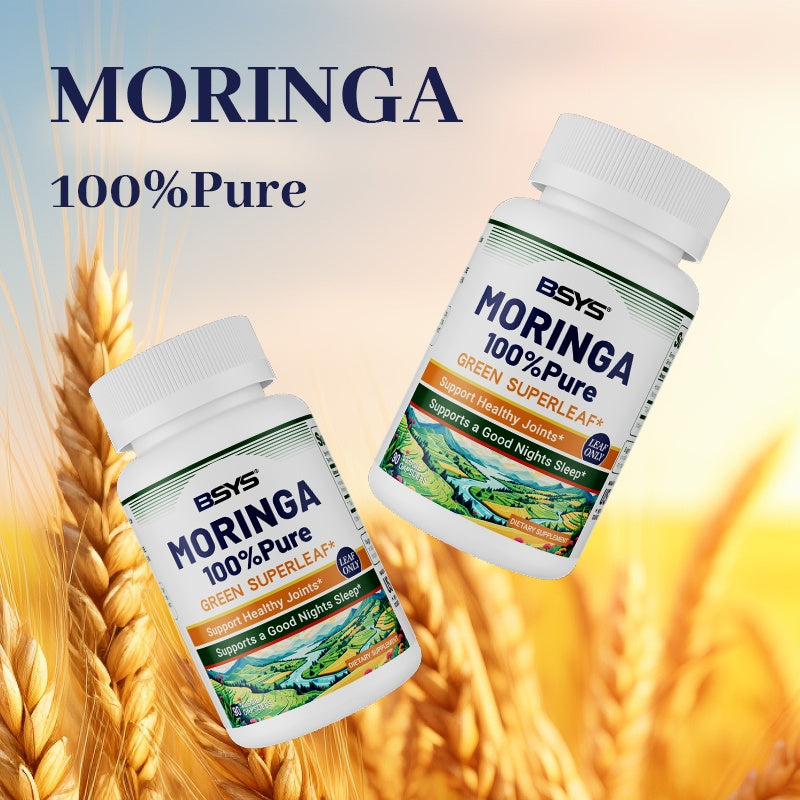 BSYS Moringa Capsules  Antioxidant & Anti-Inflammatory Support  Blood Sugar Health Aid  Cholesterol Balance Formula  Heart Wellness Support  Immune Boost & Natural Defense