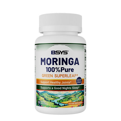 BSYS Moringa Capsules  Antioxidant & Anti-Inflammatory Support  Blood Sugar Health Aid  Cholesterol Balance Formula  Heart Wellness Support  Immune Boost & Natural Defense