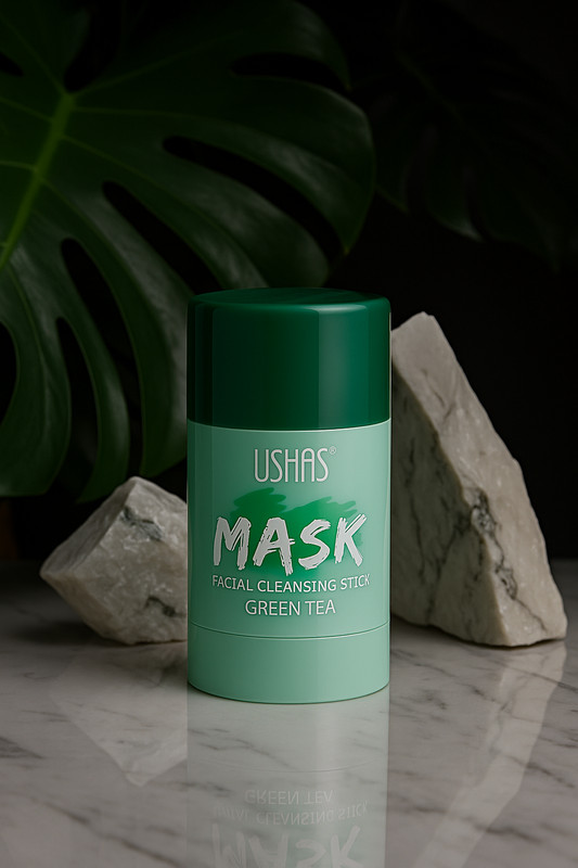 Stick detergente viso al tè verde, confezione da 3 unità - USHAS